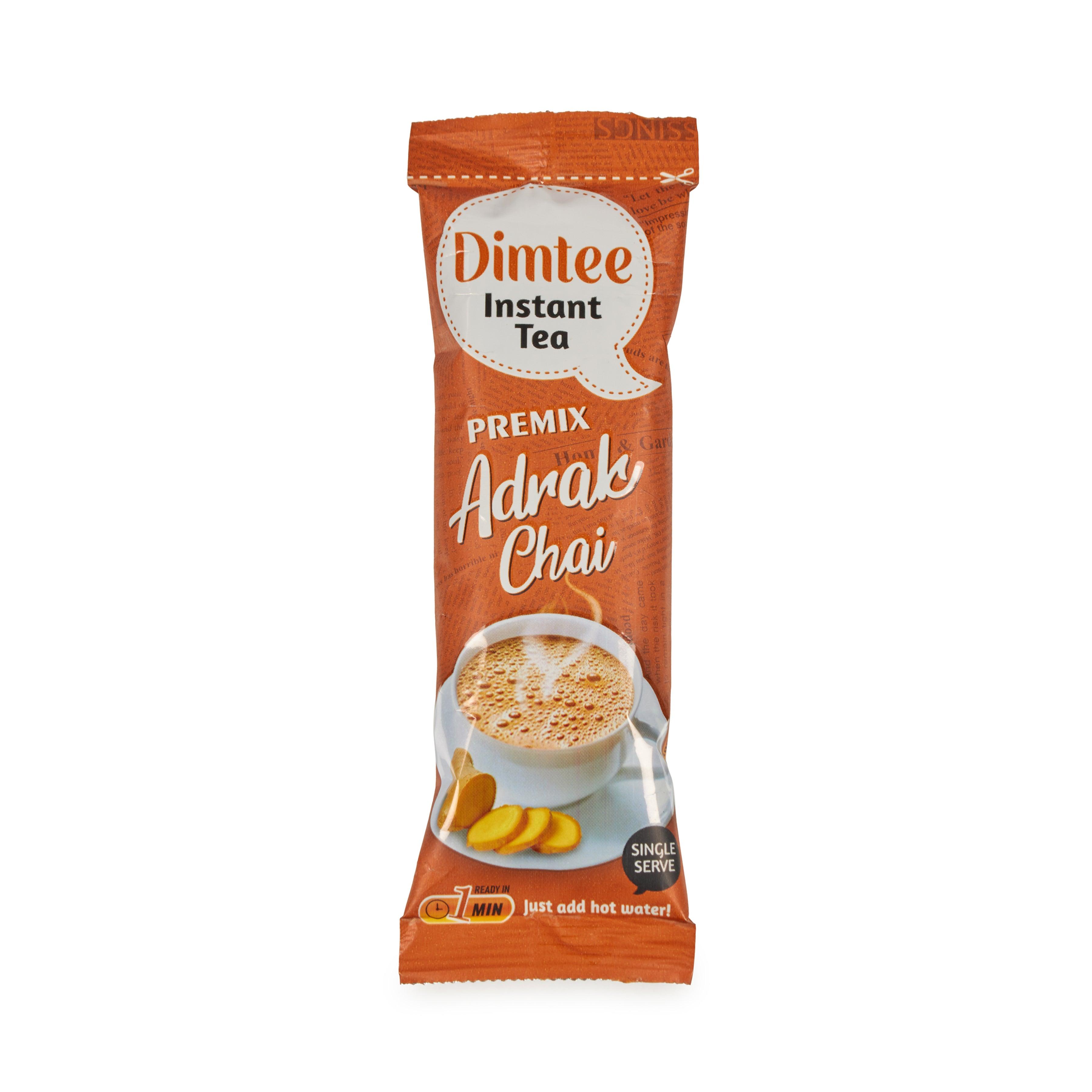 Chaizup Dimtee Tea Premium Instant Premix Ginger Tea - A Zesty and Soothing Beverage n Every Sip 30 Sachets 12.5 gm each
